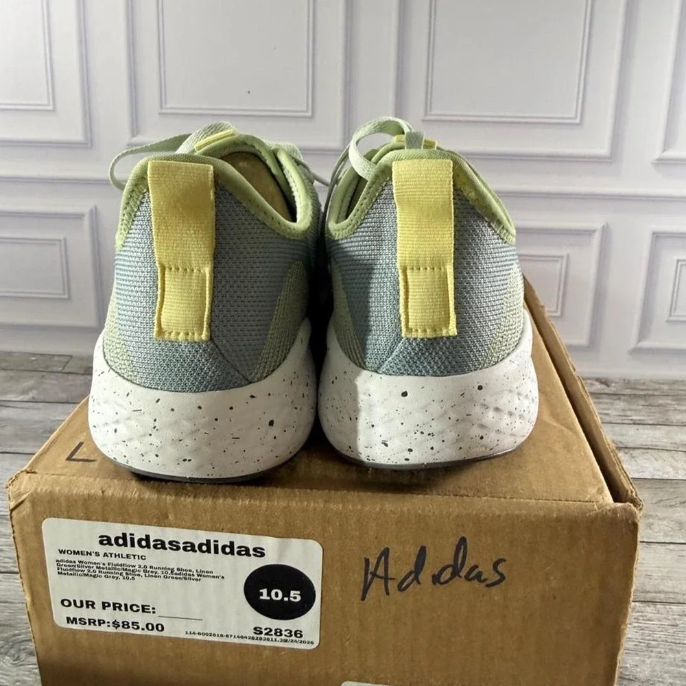 Adidas FluidFlow 2.0 Women's Sneakers Size US 10.5 Light green